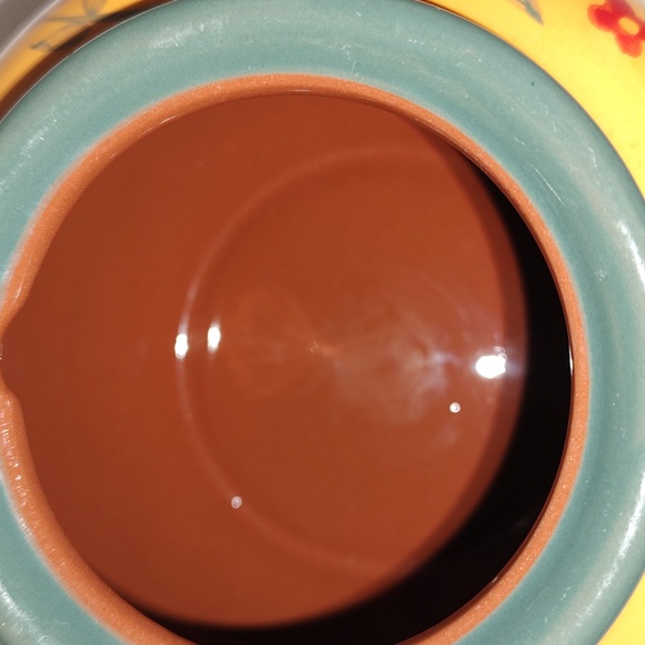 Vintage Folk Art Handcrafted and Painted Southwestern Design Teapot - Picture 4 of 8